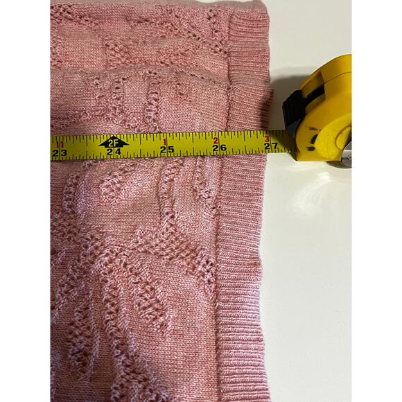 Alfred Dunner Pink Lace Open Cardigan with Attached White Sweate – Women’s 2X - Picture 6 of 6